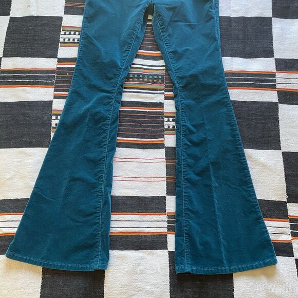 Rock And Roll Denim Velvet Bell Bottom Pants. Sapphire. Size 27/33. Festival. - Picture 9 of 12